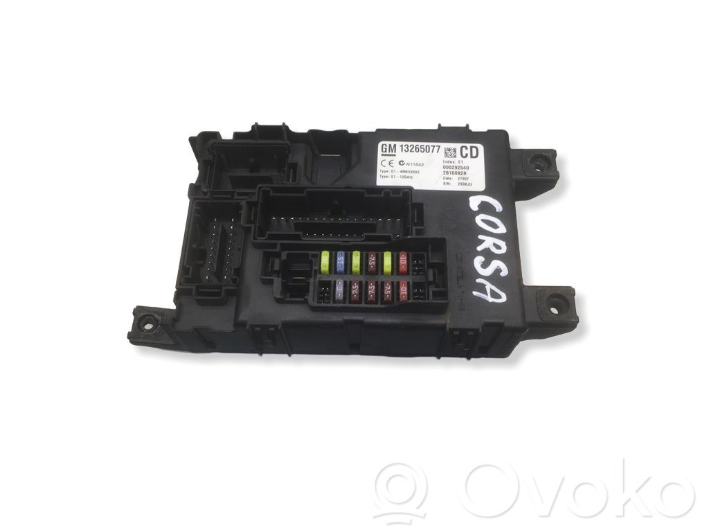 Opel Corsa D Fuse module 