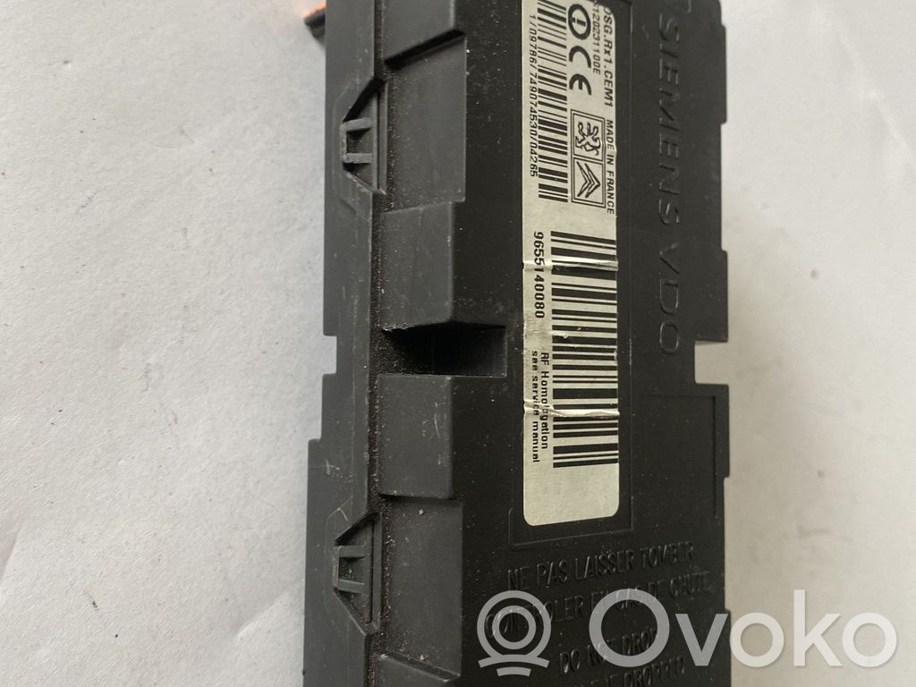 Citroen C5 Tire pressure control unit 