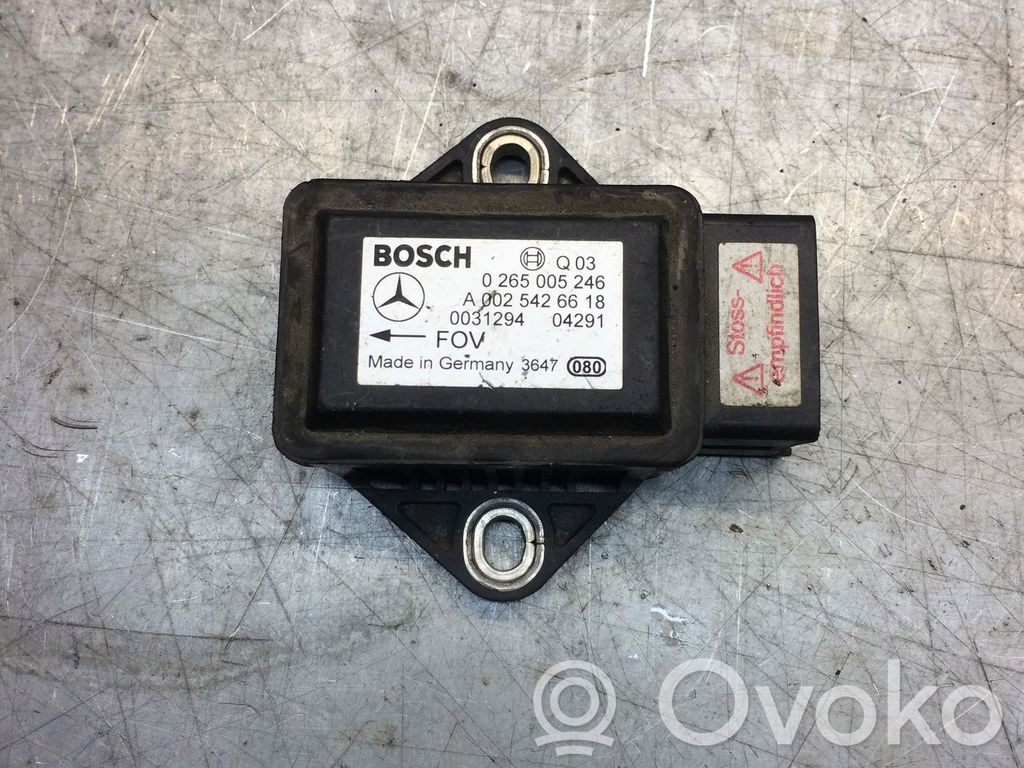 Mercedes-Benz E W211 ESP acceleration yaw rate sensor 