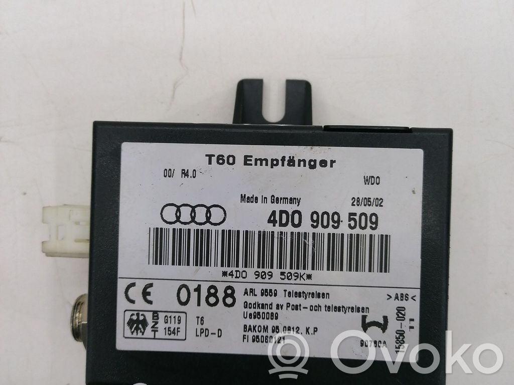 Audi A6 S6 C5 4B Auxiliary heating control unit/module 
