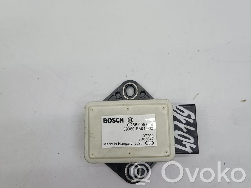 Honda Civic ESP acceleration yaw rate sensor 