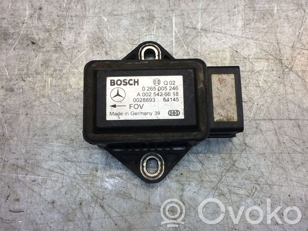 Mercedes-Benz E W211 ESP acceleration yaw rate sensor 