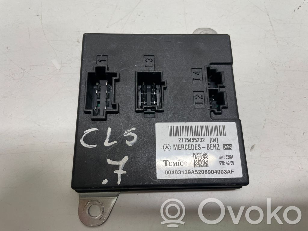 Mercedes-Benz CLS C219 Other control units/modules 