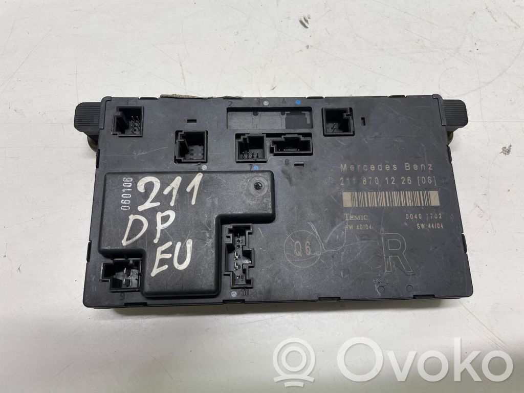 Mercedes-Benz E W211 Door control unit/module 
