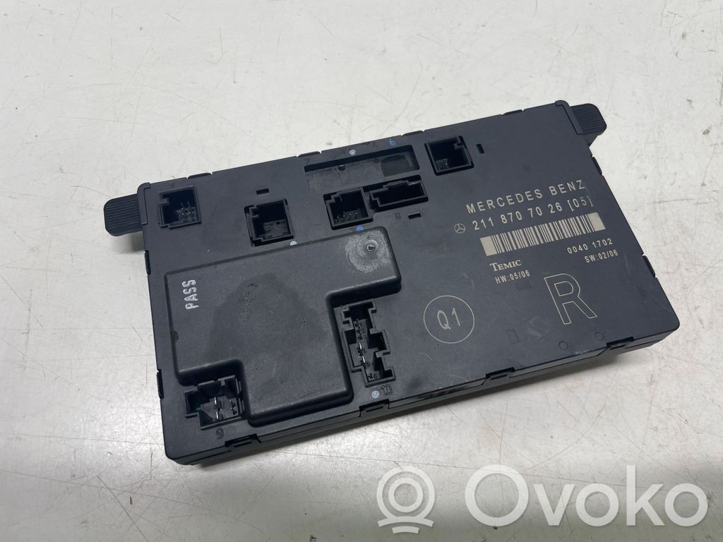 Mercedes-Benz E W211 Other control units/modules 