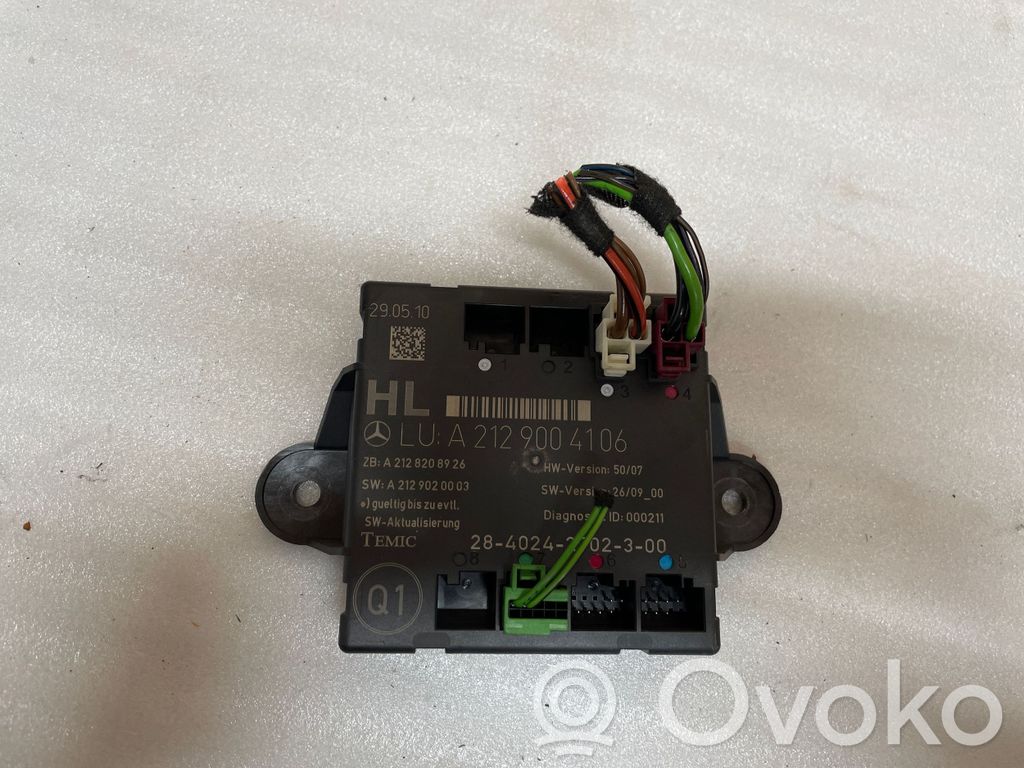 Mercedes-Benz E W212 Sensor 