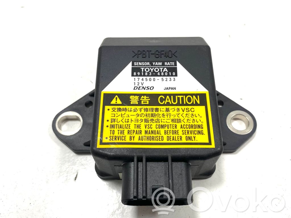 Lexus RX 300 ESP acceleration yaw rate sensor 
