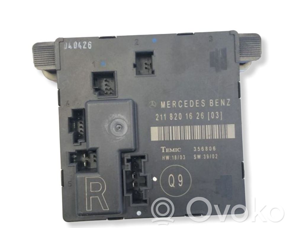 Mercedes-Benz E W211 Door control unit/module 