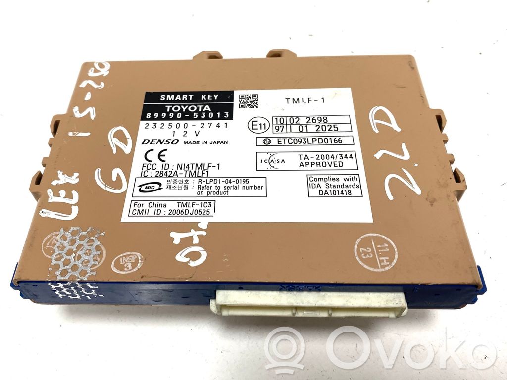 Lexus IS 220D-250-350 Unitate/modul de control fără cheie (KESSY) 