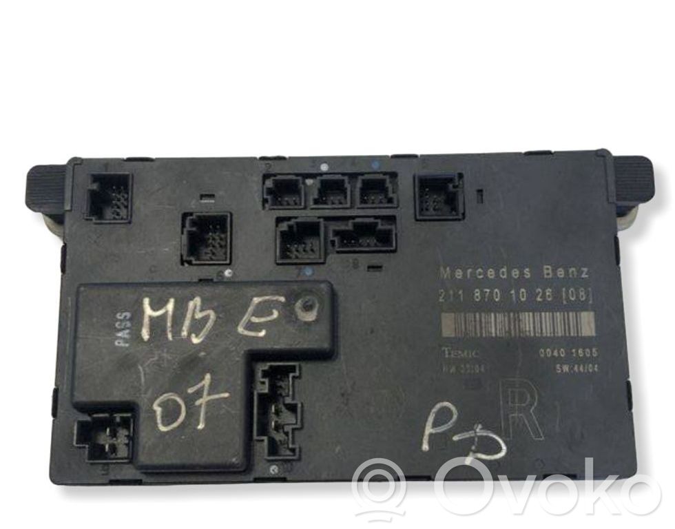 Mercedes-Benz E W211 Door control unit/module 