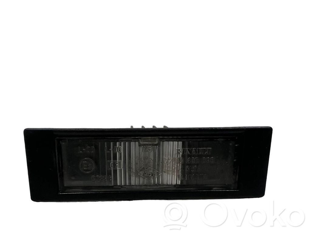 Renault Scenic RX Éclairage de plaque d'immatriculation 