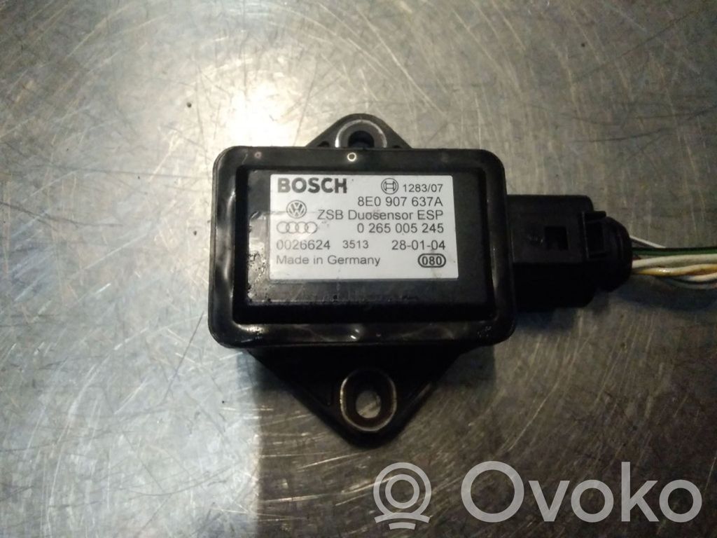 Audi A6 S6 C5 4B Vakaajan pitkittäiskiihtyvyystunnistin (ESP) 
