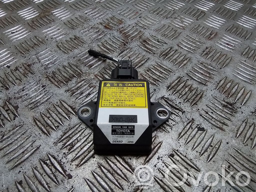 Toyota Prius (XW20) ESP acceleration yaw rate sensor 
