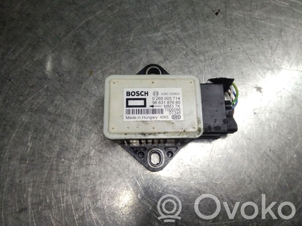 Peugeot 308 ESP acceleration yaw rate sensor 