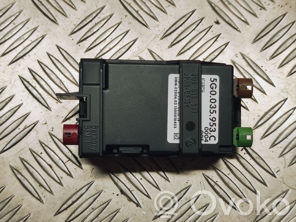 Volkswagen PASSAT B8 USB interface control unit module 