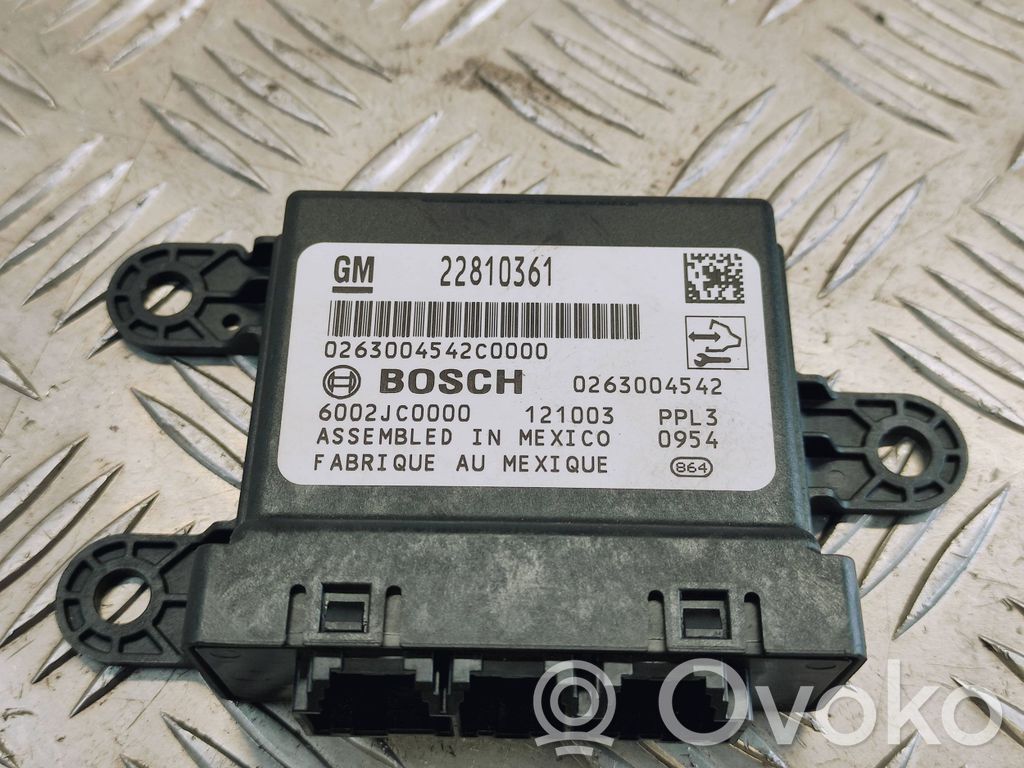 Opel Zafira C Parking PDC control unit/module 