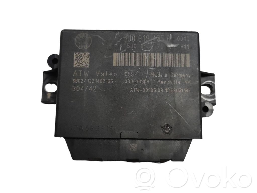Skoda Superb B6 (3T) Parking PDC control unit/module 