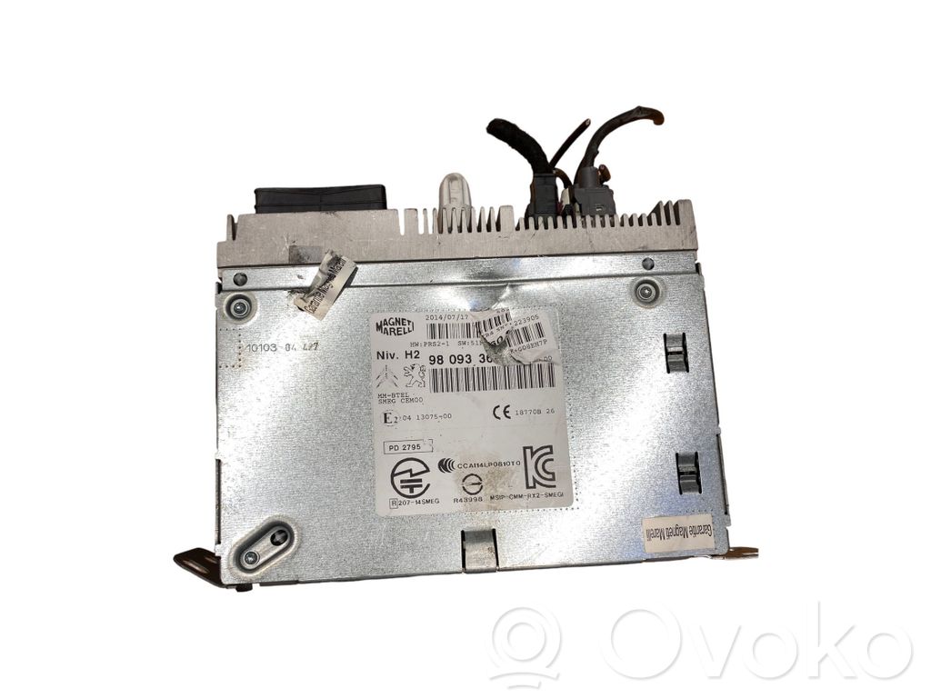 Panel / Radioodtwarzacz CD/DVD/GPS   9809336080,041307500,18770B26