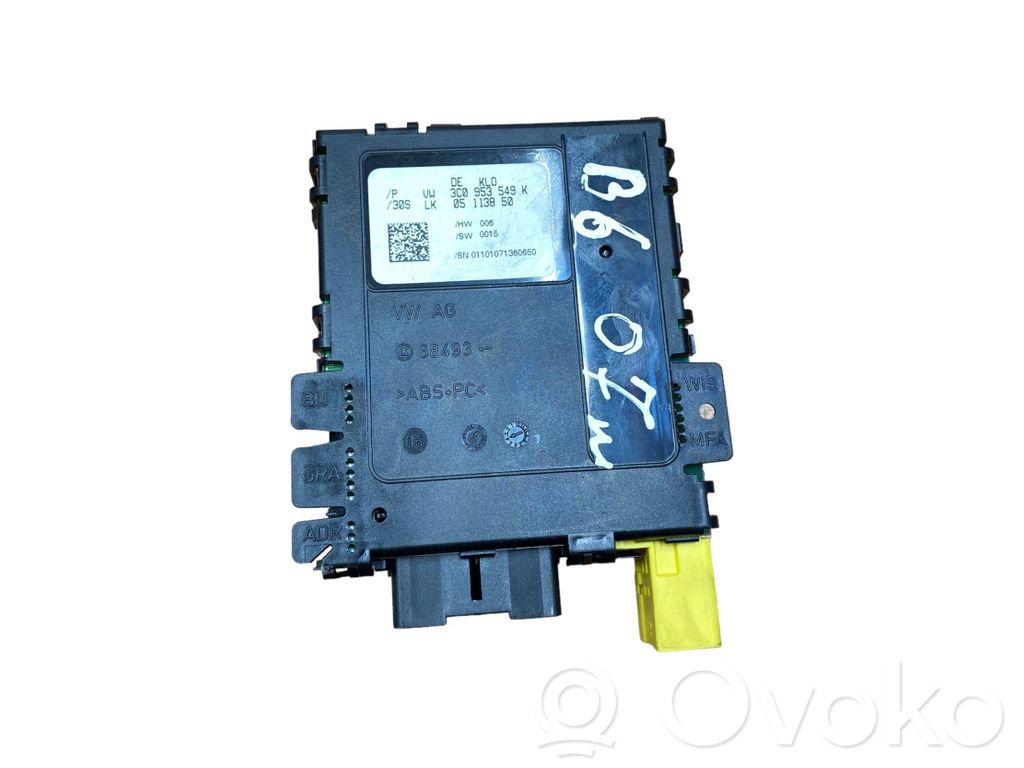 Volkswagen PASSAT B6 Steering angle sensor 