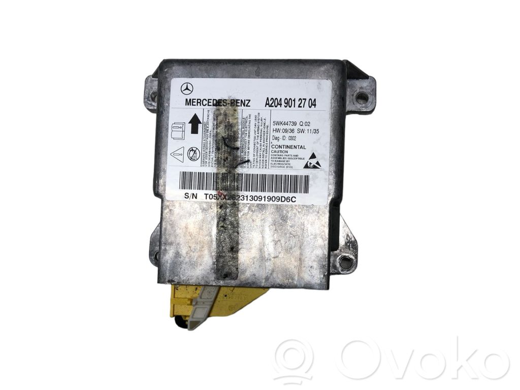Sterownik / Moduł Airbag   A2049012704,5WK44739