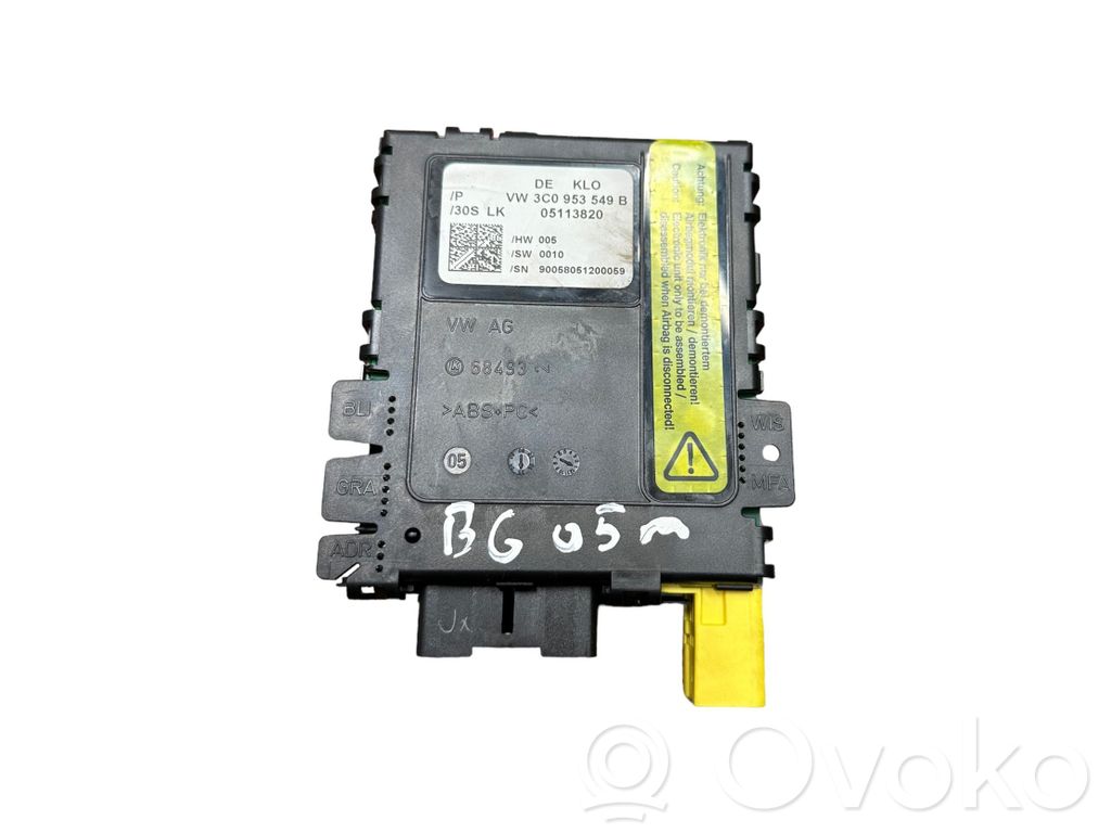 Volkswagen PASSAT B6 Sensor de ángulo de dirección 