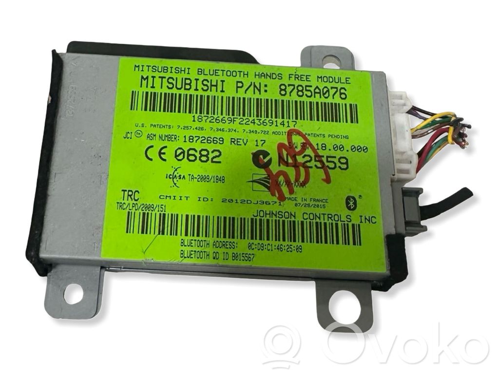 Mitsubishi Outlander Bluetooth control unit module 