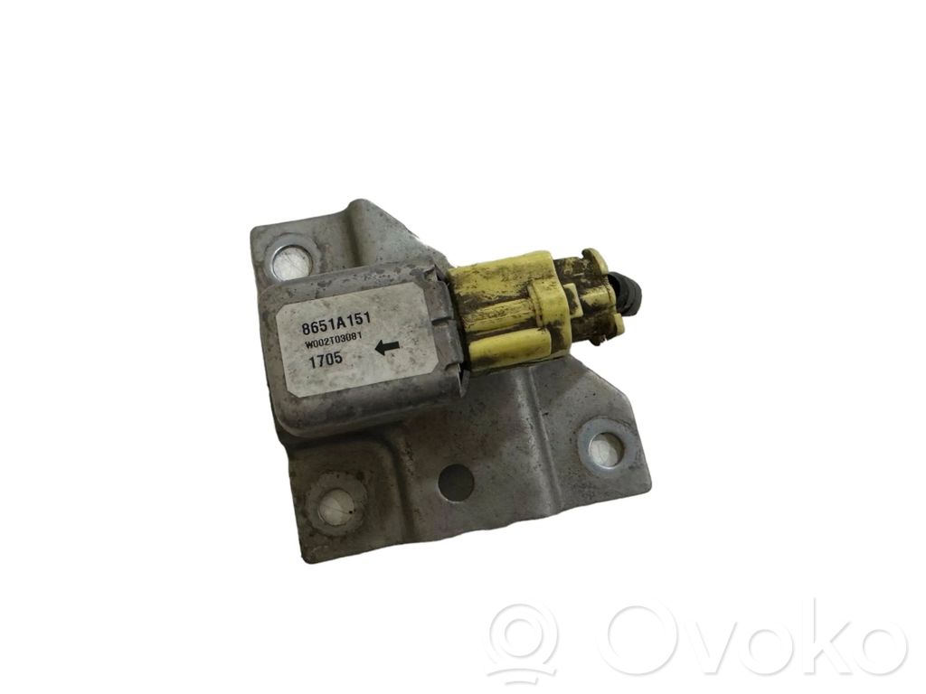 Mitsubishi i-MiEV Airbag deployment crash/impact sensor 