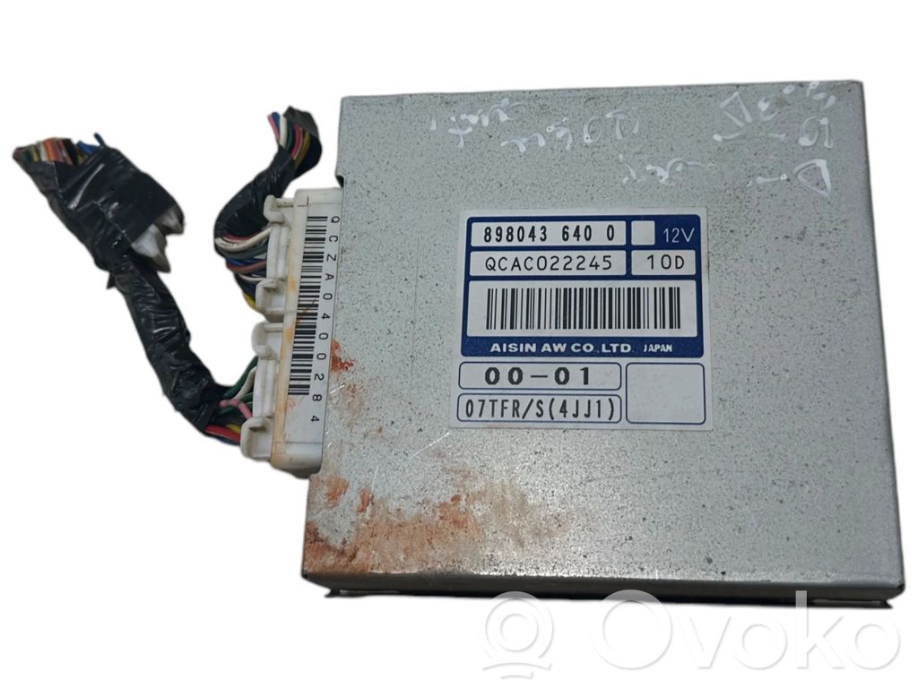 Gearbox control unit/module   8980436400,0001,QCAC022245,07TF5S4JJ1