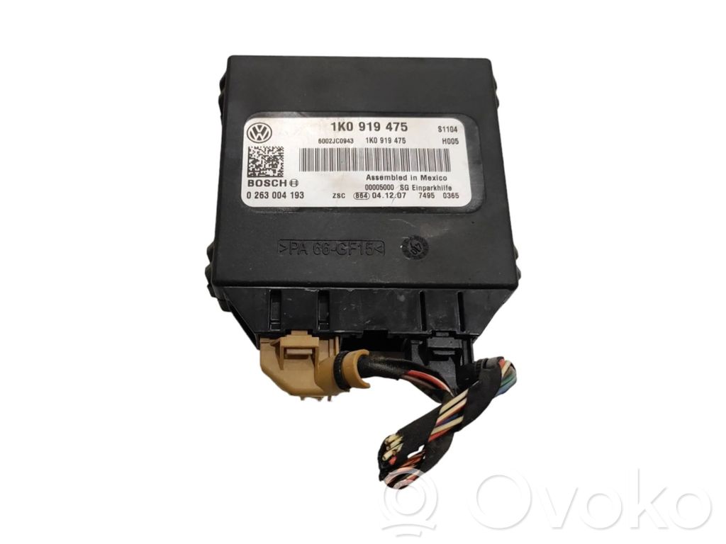 Volkswagen Touran I Parking PDC control unit/module 