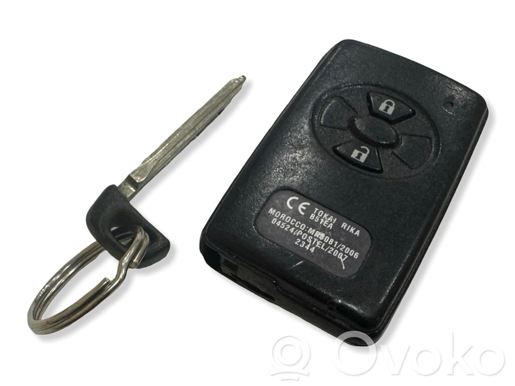 Toyota Corolla Verso AR10 Cheie/telecomandă contact 