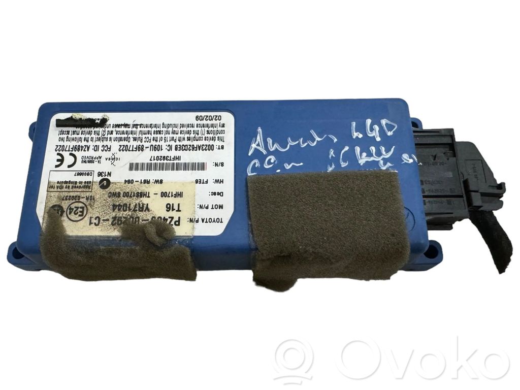 Toyota Auris 150 Unidad de control/módulo de bluetooth 