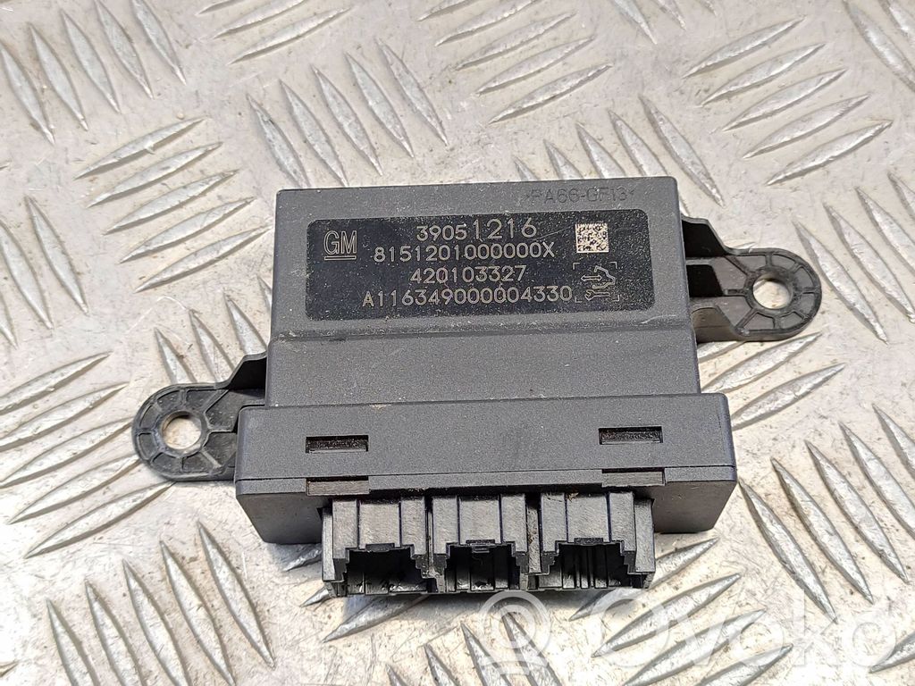 Opel Astra K Unitate/modul de comandă parcare PDC 