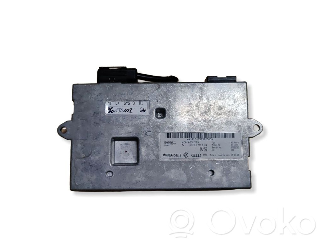 Audi A6 S6 C6 4F Jednostka MMI 