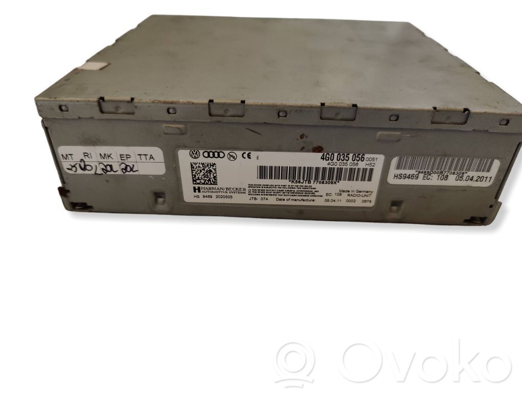 Audi A6 S6 C7 4G Radija/ CD/DVD grotuvas/ navigacija 