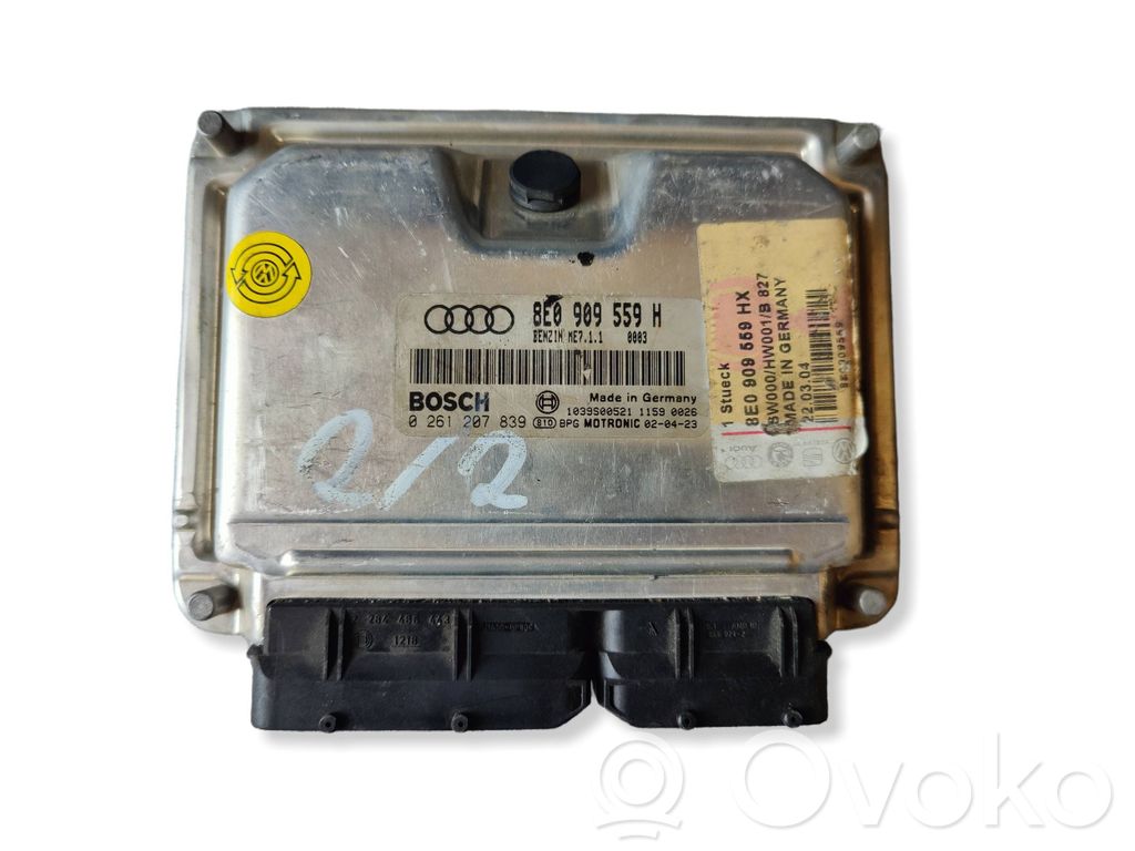 Audi A4 S4 B6 8E 8H Engine control unit/module 