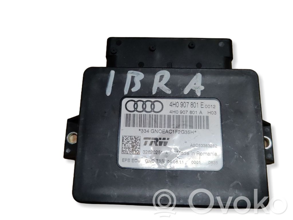 Audi A8 S8 D4 4H Hand brake control module 