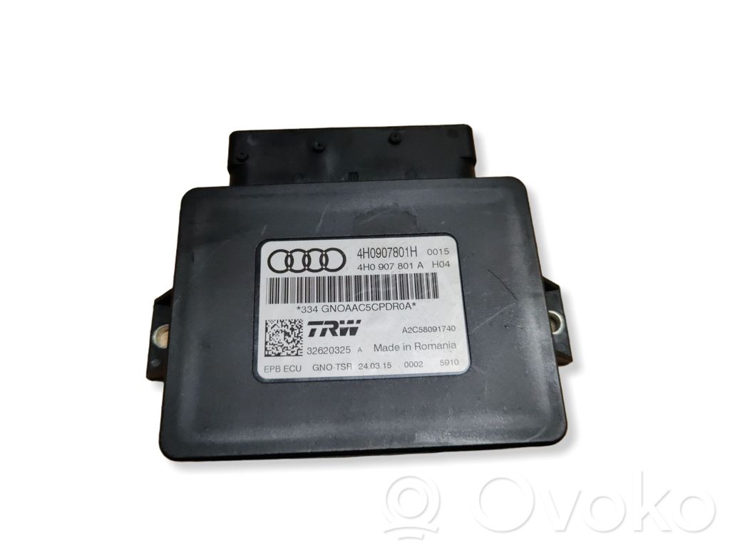 Audi A8 S8 D4 4H Hand brake control module 