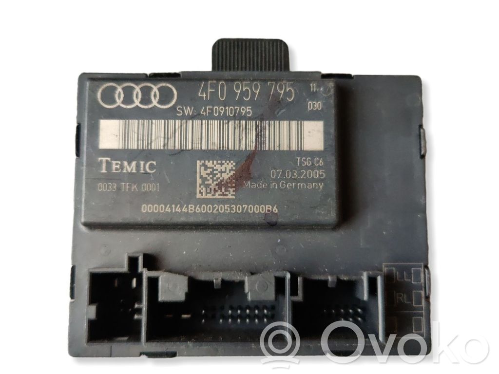 Audi A6 S6 C6 4F Door control unit/module 