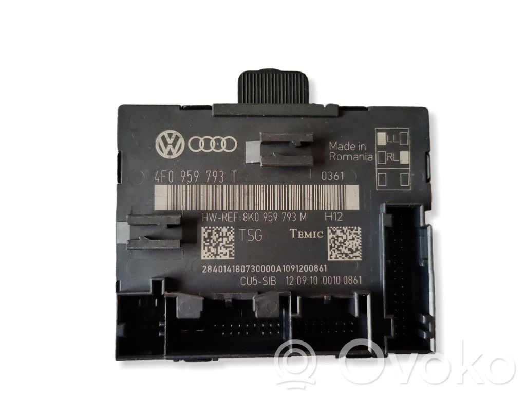 Audi A6 S6 C6 4F Door control unit/module 