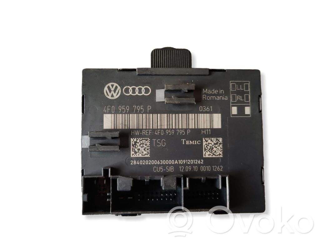 Audi A6 S6 C6 4F Door control unit/module 