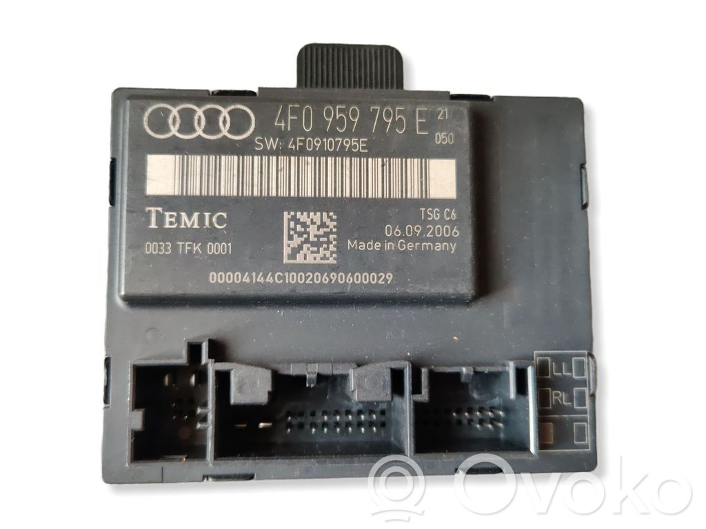 Audi A6 S6 C6 4F Door control unit/module 