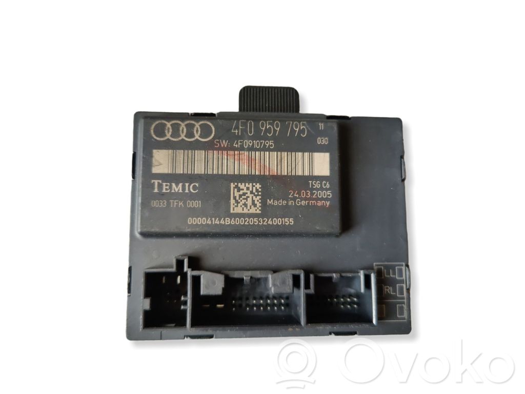 Audi A6 S6 C6 4F Door control unit/module 