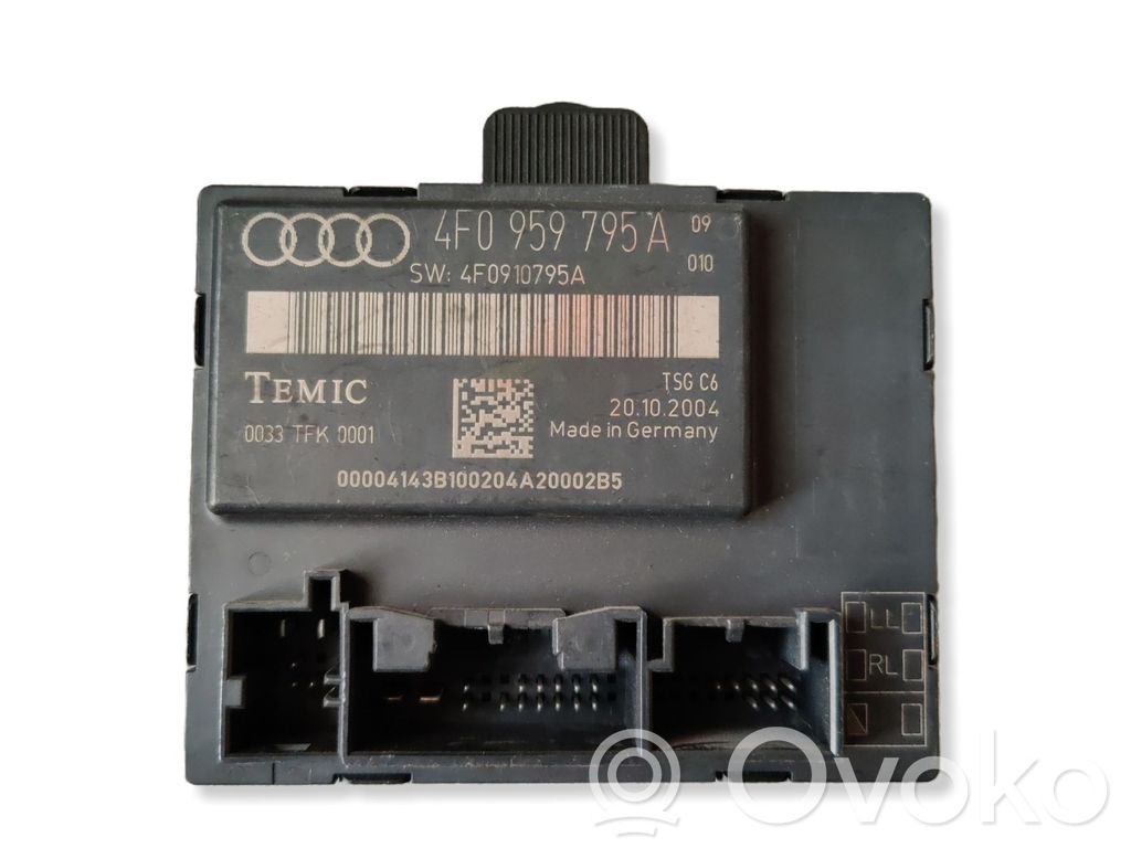 Audi A6 S6 C6 4F Door control unit/module 