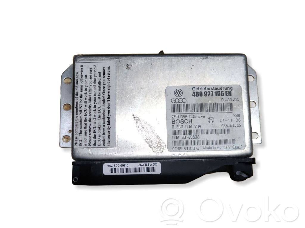 Audi A6 S6 C5 4B Gearbox control unit/module 