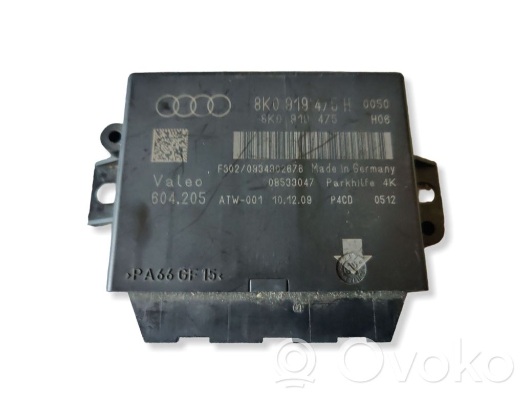 Audi A4 S4 B8 8K Unité de commande, module PDC aide au stationnement 