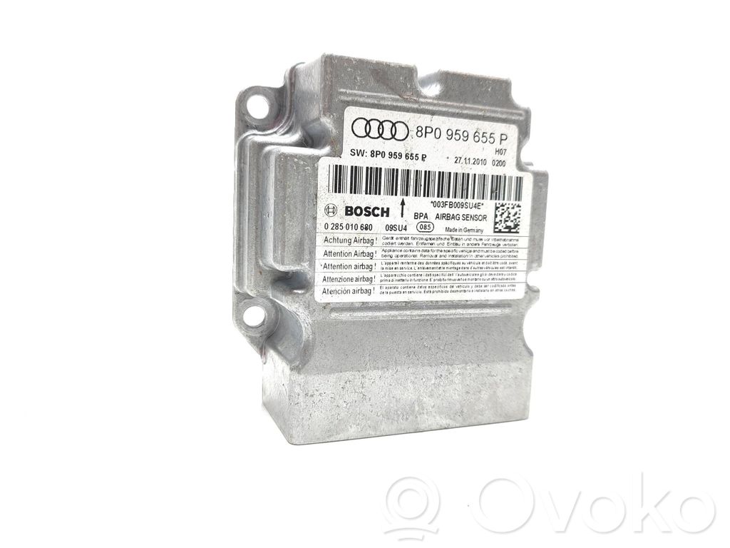 Audi A3 S3 A3 Sportback 8P Airbag control unit/module 