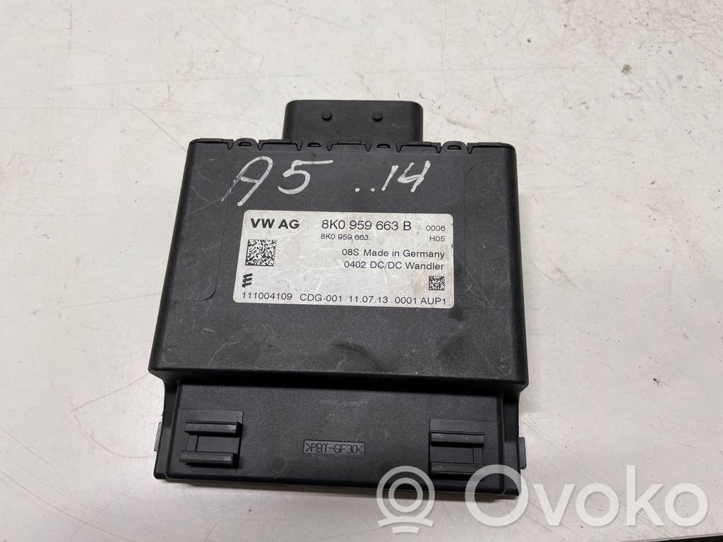 Audi A5 Sportback 8TA Other control units/modules 