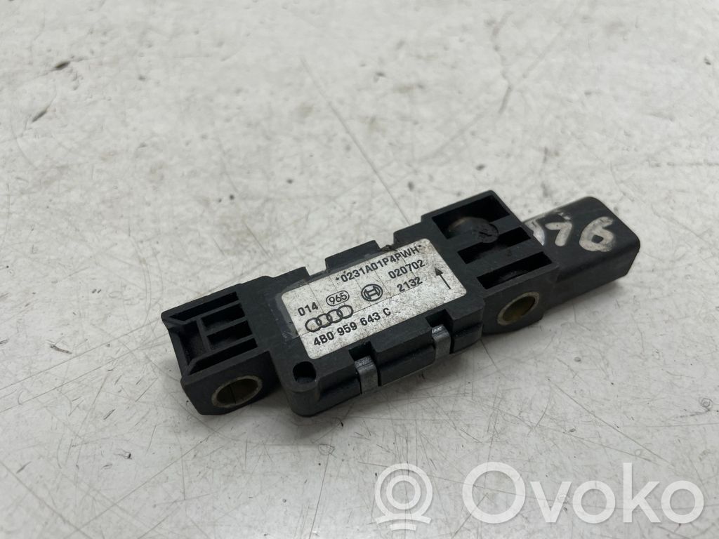 Audi A6 S6 C6 4F Airbag deployment crash/impact sensor 