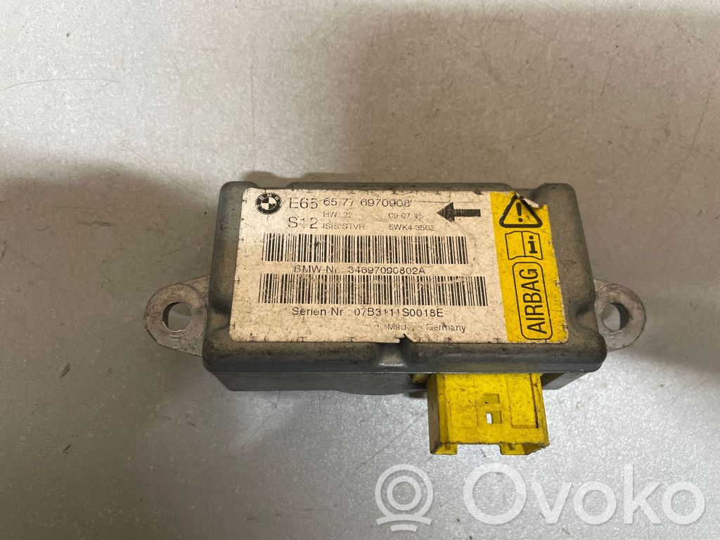BMW 7 E65 E66 Airbag deployment crash/impact sensor 