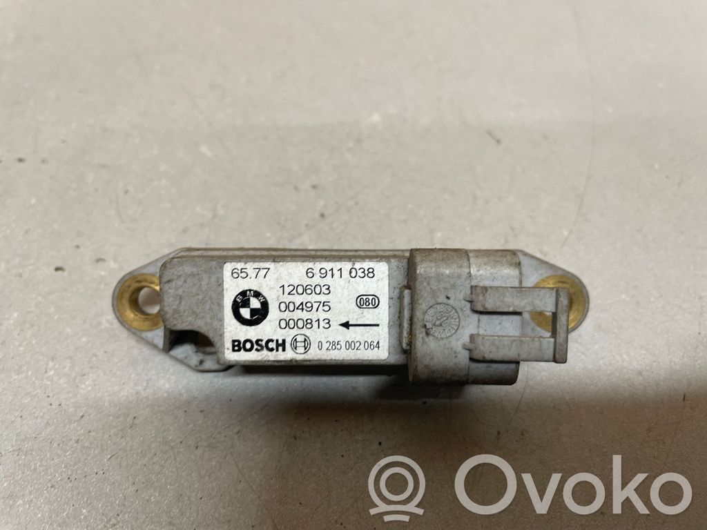 Airbag deployment crash/impact sensor   6911038